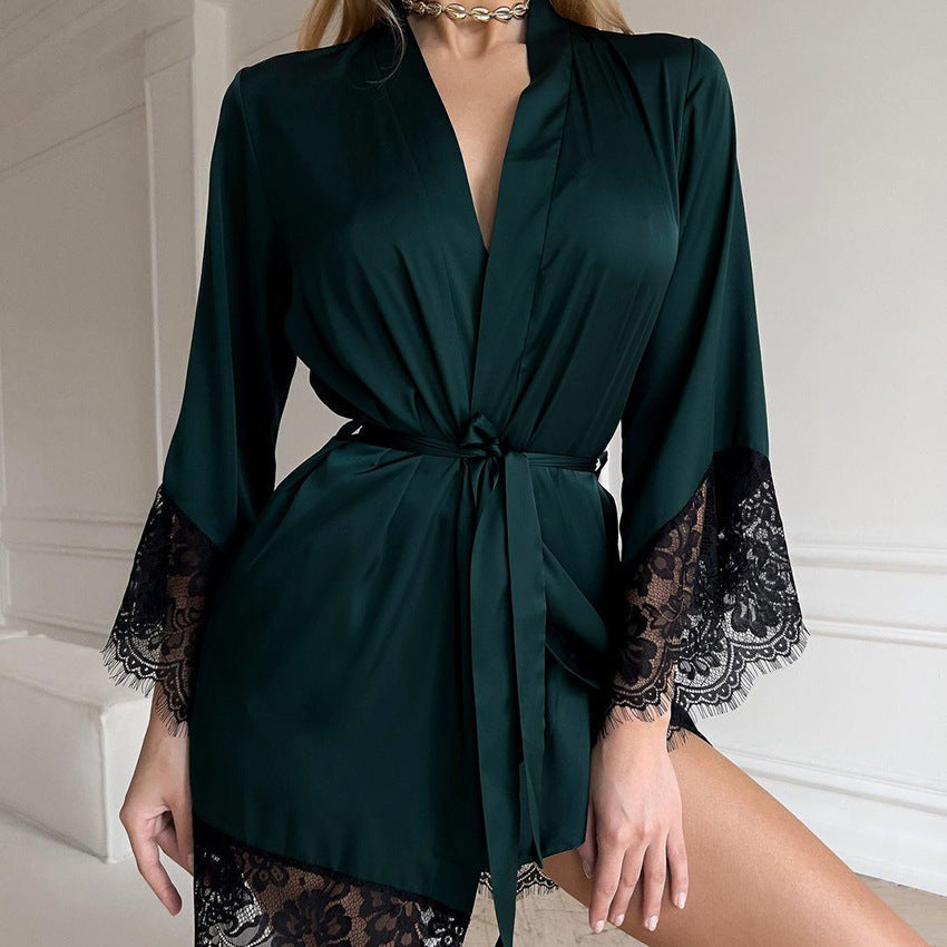 Celine - Ensemble de Pyjama en Satin Doux pour un Confort Nocturne Luxe