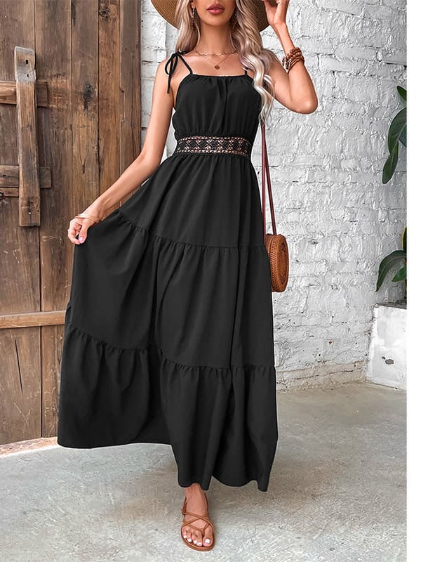 MiSun - Robe à taille ouverte