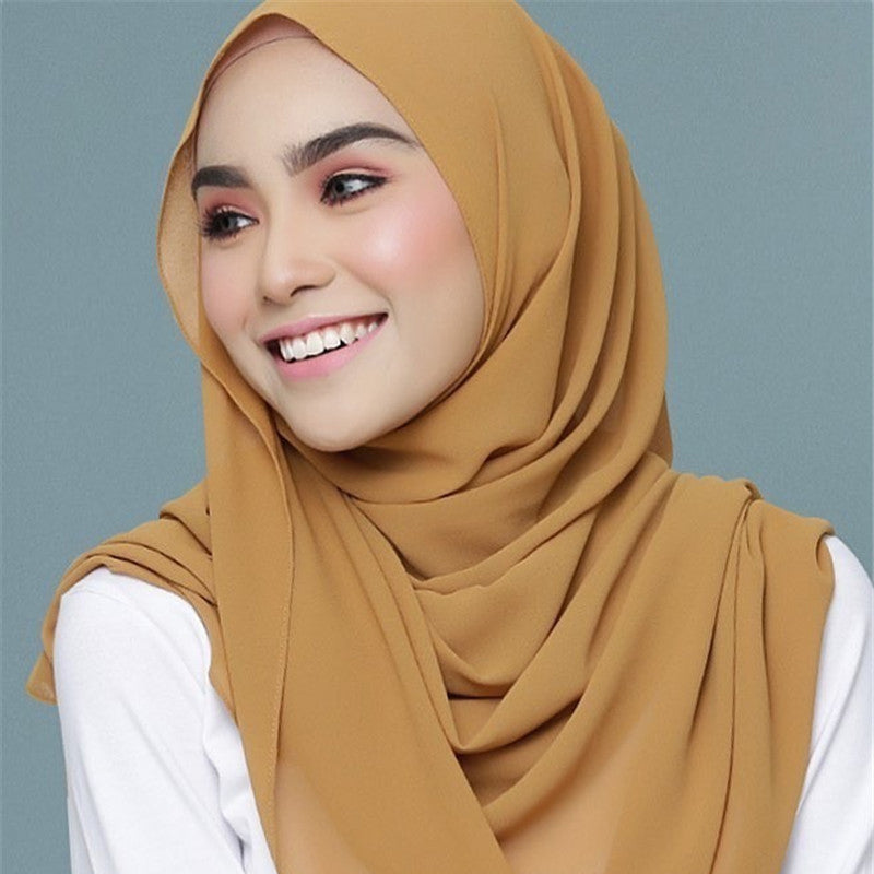 Hijab en mousseline de soie ultra doux – confortable et élégant