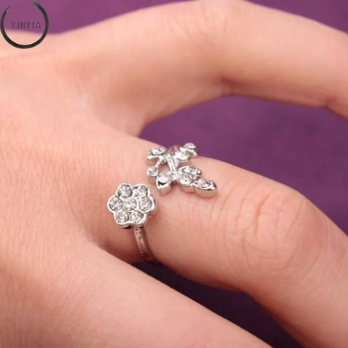 Bague Wish Flower - Avec un joli motif de fleur