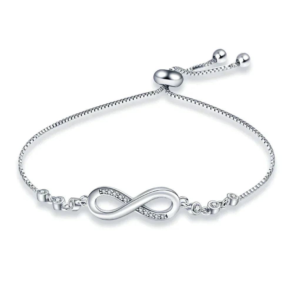 Tina - Bracelet Infinity de Luxe avec Détails Spéciaux