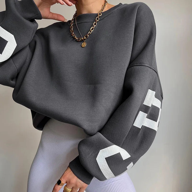 Sweatshirt Femme Bella avec Imprimé Latéral