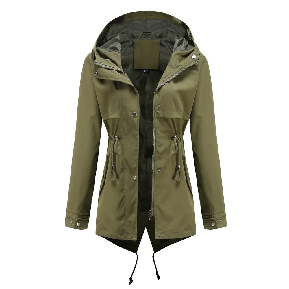 Fallora - Manteau imperméable pour l'automne