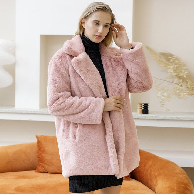 Manteau en fausse fourrure Mila - Parfait pour cet hiver à venir