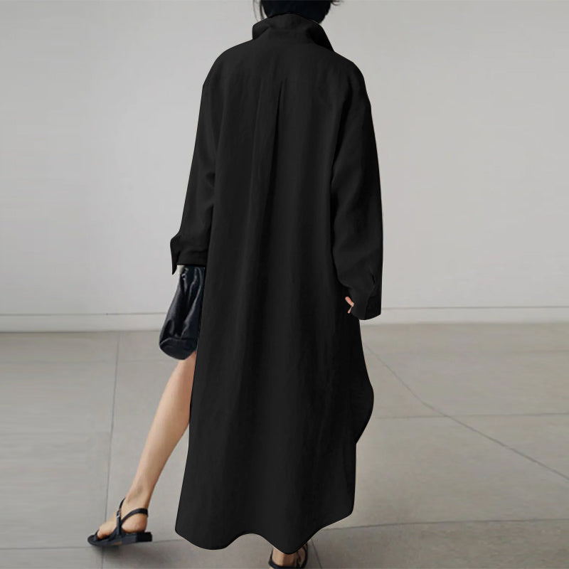 Sanne - Robe chemise tendance et décontractée