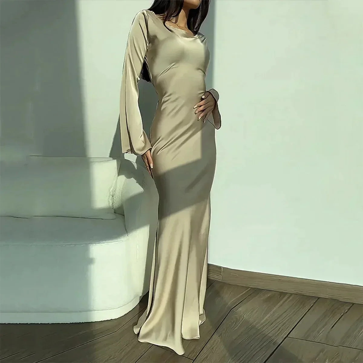 Roos - Robe élégante à manches longues chic