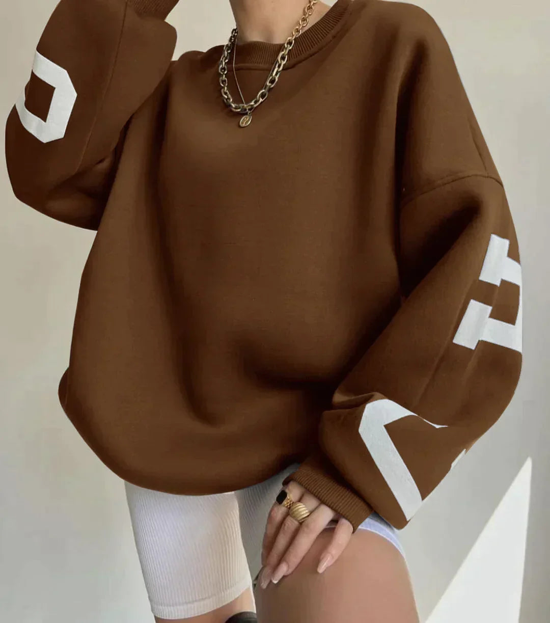 Sweatshirt Femme Bella avec Imprimé Latéral