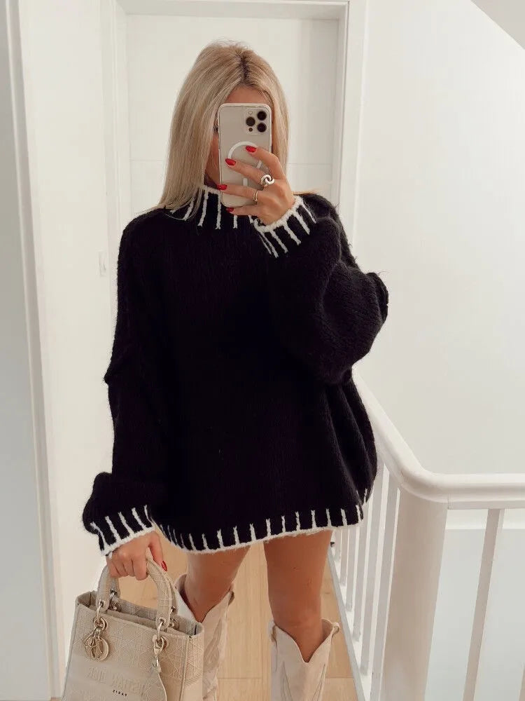 Daisy Knitted Sweater - Loose & Comfortable