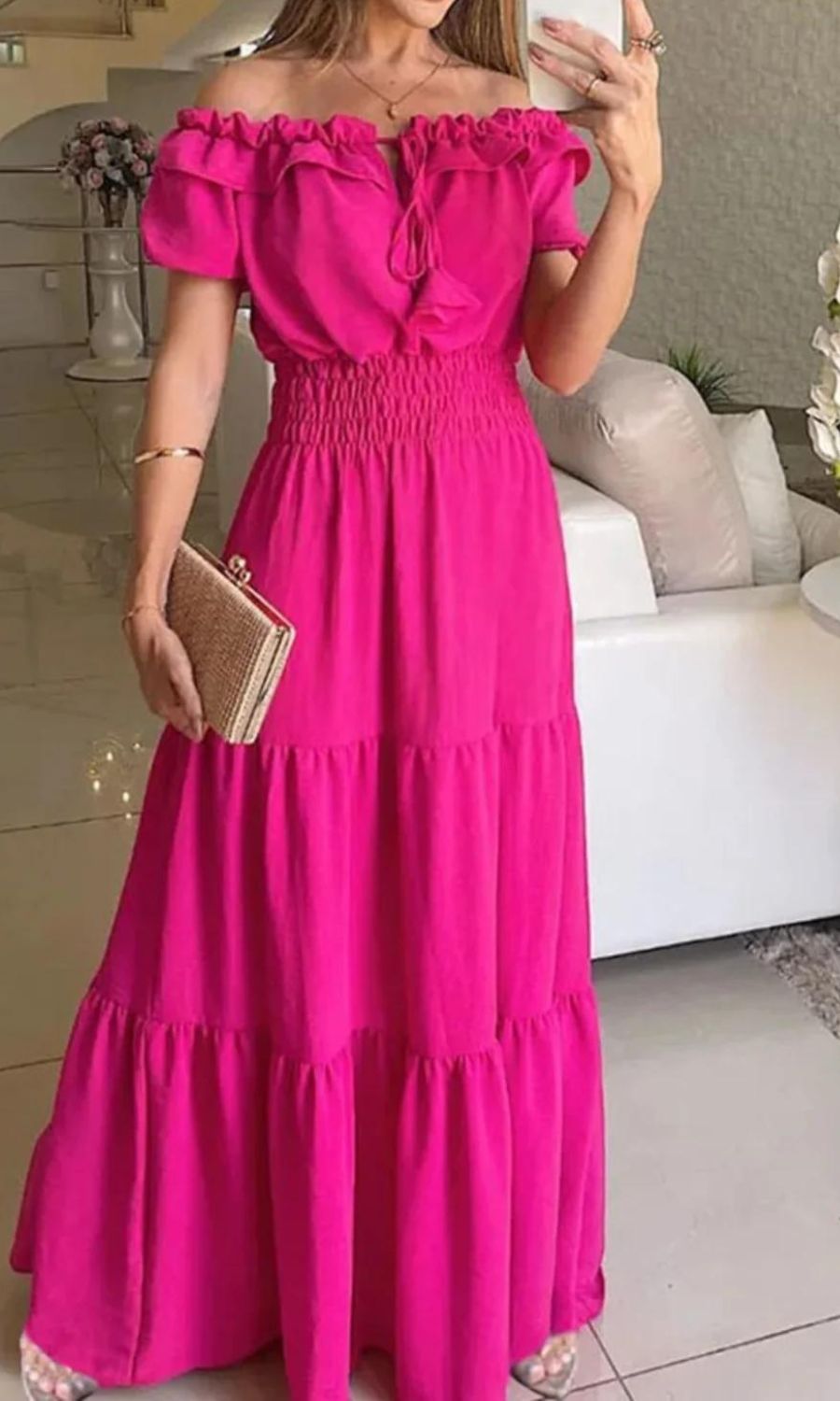 Isabel - Robe d'été avec taille élastique