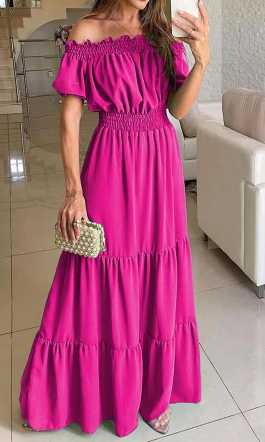 Isabel - Robe d'été avec taille élastique