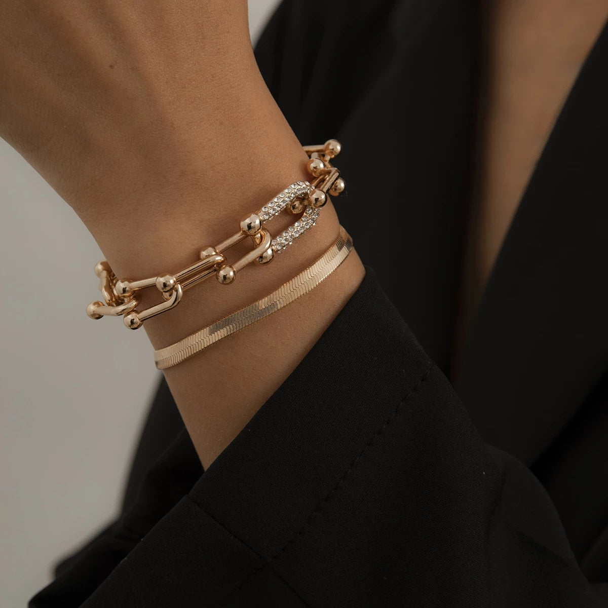 Esmee - ensemble de bracelet en or ou argent 2