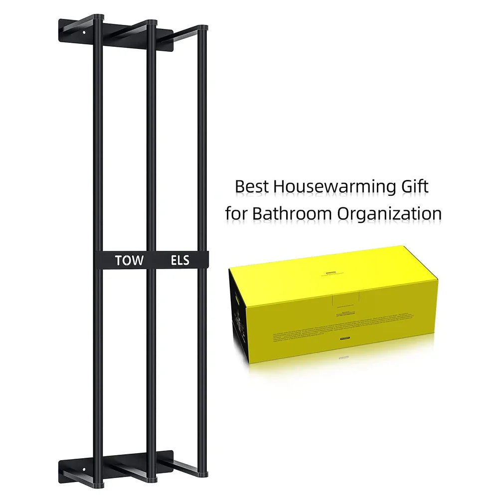 LuxeRack - Porte-serviettes Élégant - Design Pratique et Élégant