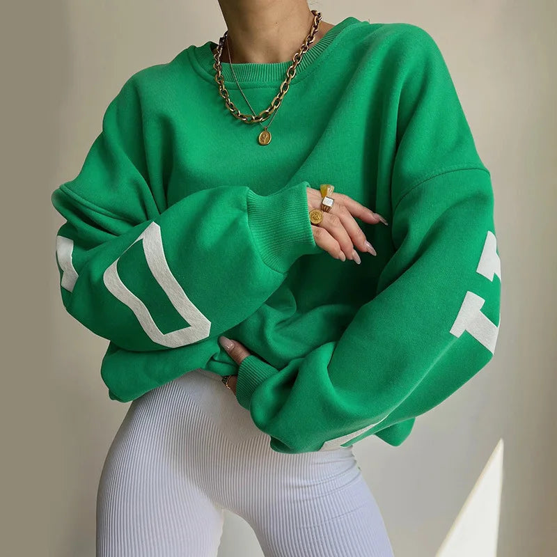 Sweatshirt Femme Bella avec Imprimé Latéral