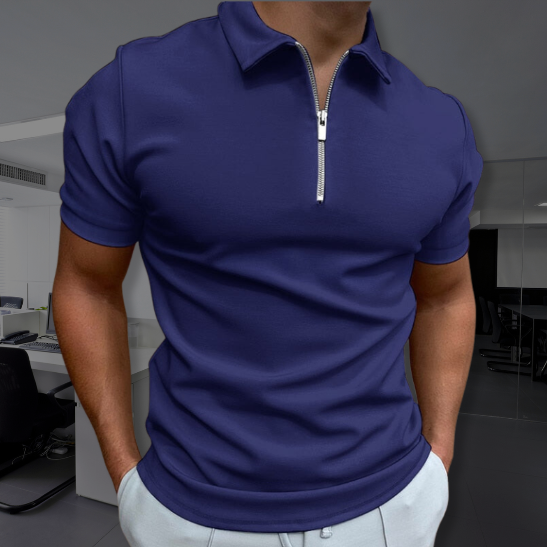 Polo zippé Santos