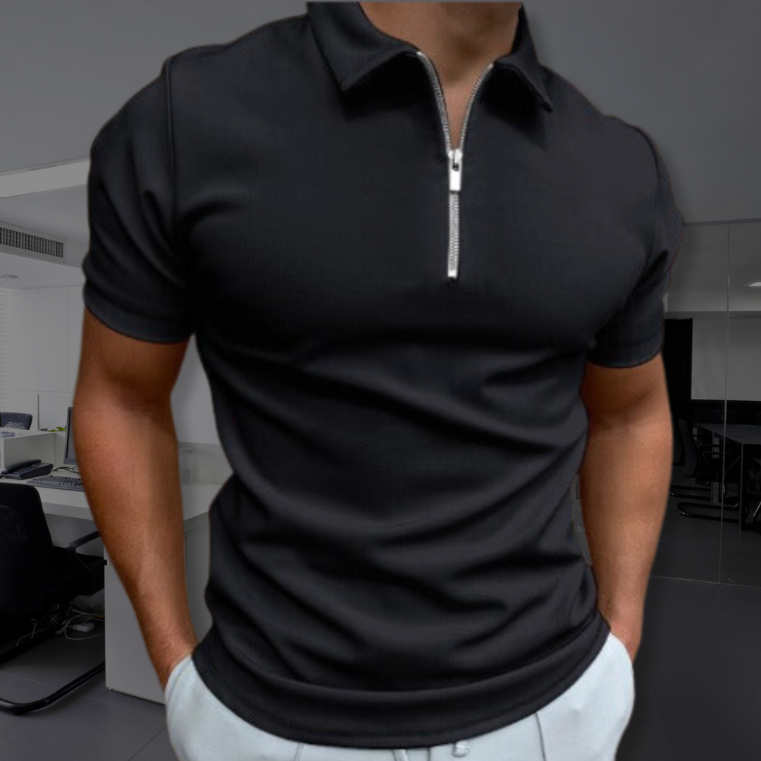 Polo zippé Santos