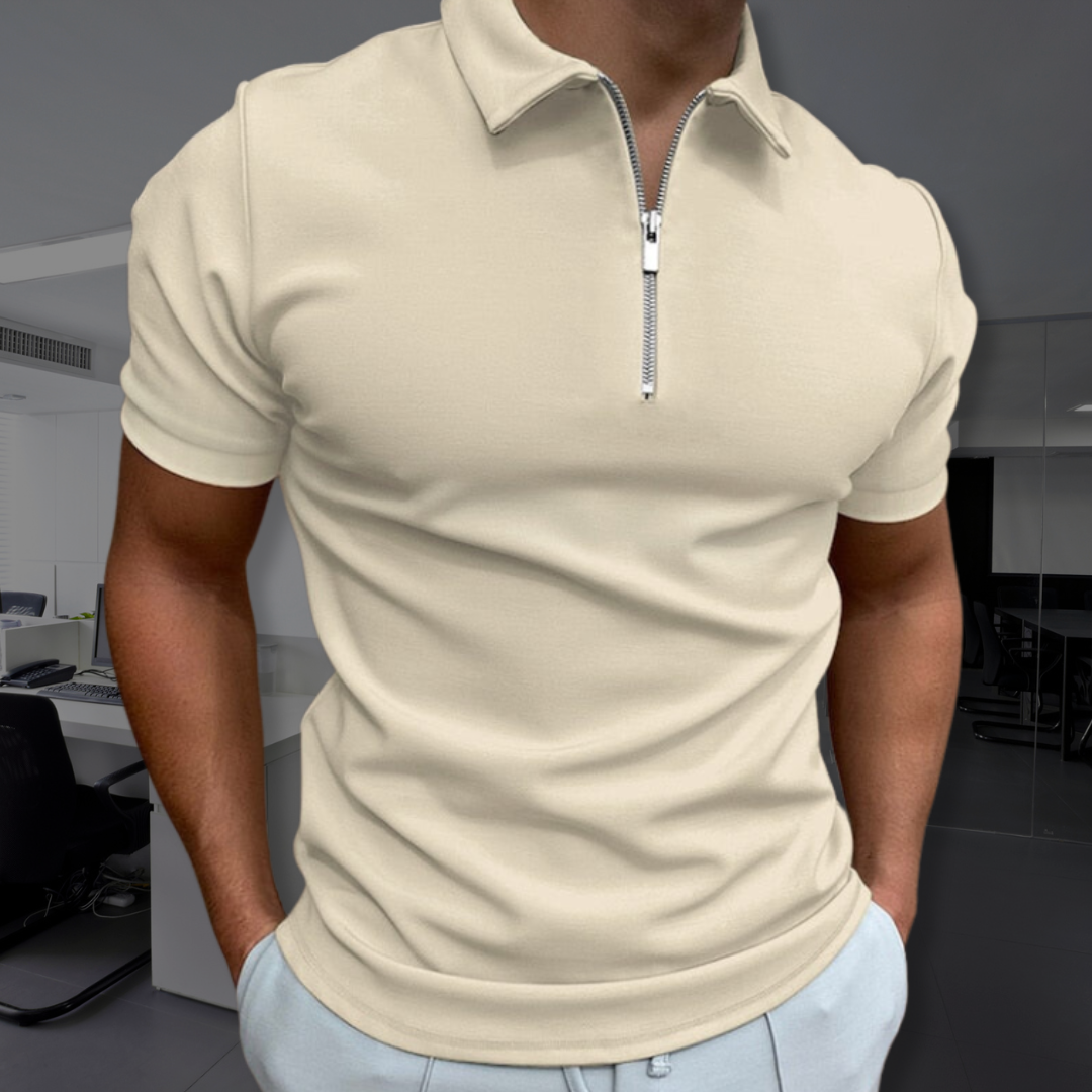 Polo zippé Santos