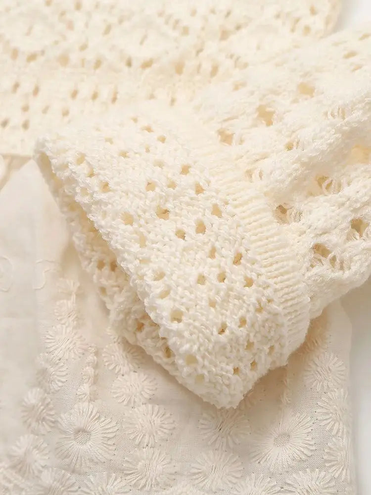 Lettie - Cardigan Rétro Tricoté pour Femmes