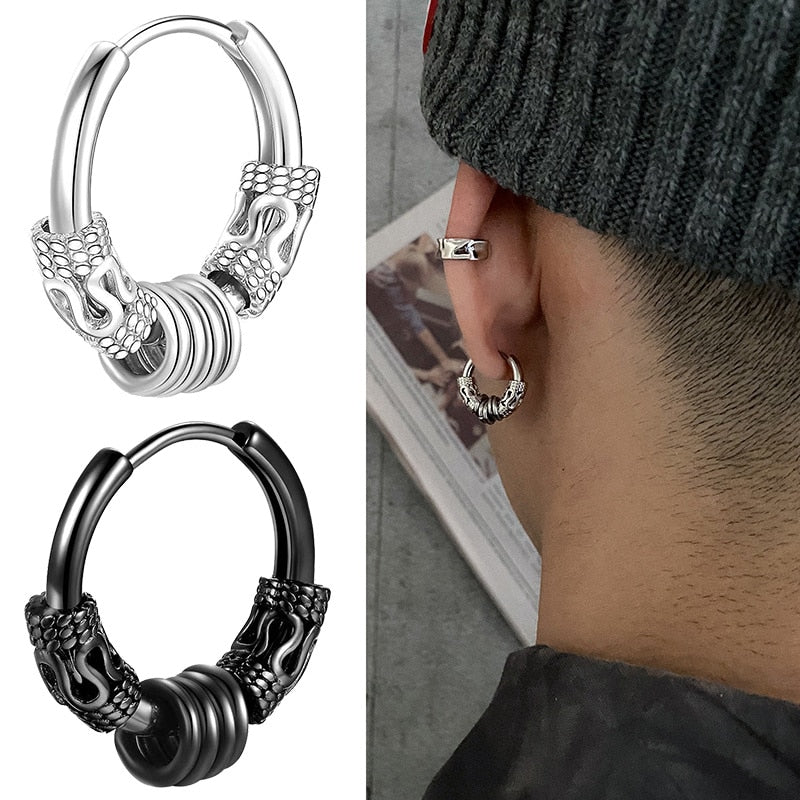 Boucles d'oreilles urbaines audacieuses - Un choix audacieux et tendance