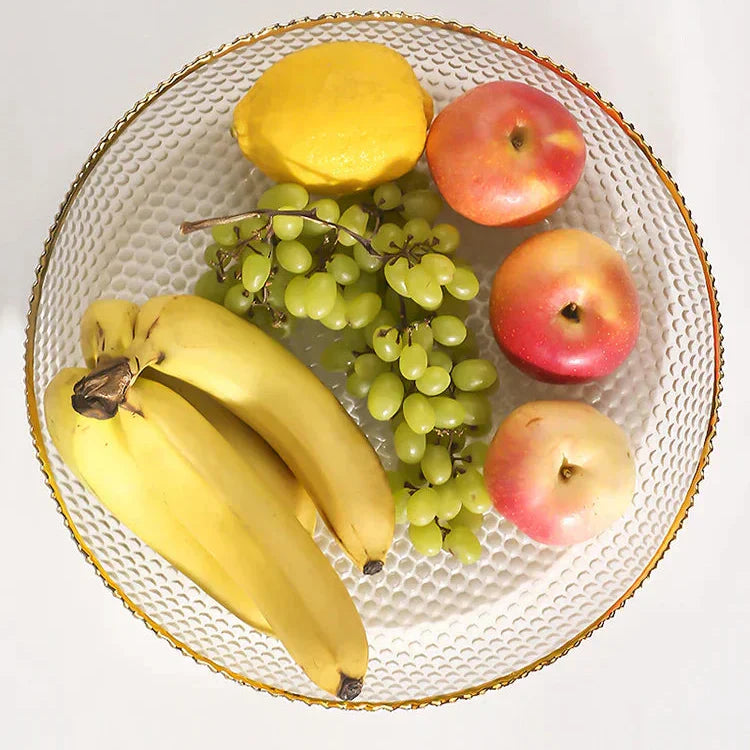 Coupe à Fruits en Verre - Décoration Raffinée et Polyvalente