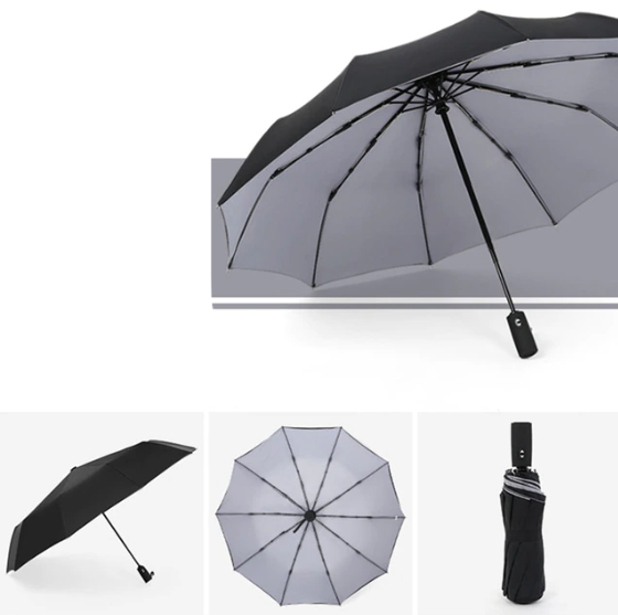 Parapluie Tempête Anti-Vent - Parapluie Pliable pour la Pluie et la Tempête