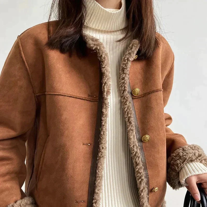 Nordiva - Veste sherpa stylée