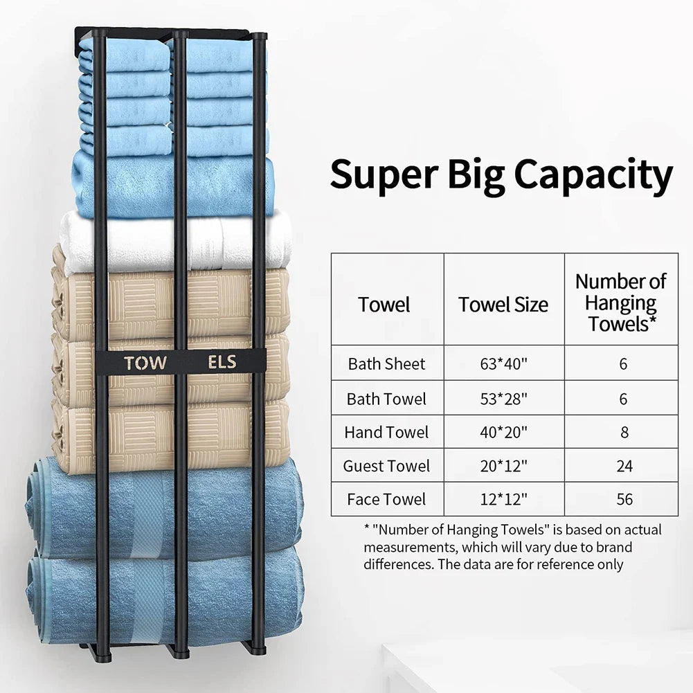 LuxeRack - Porte-serviettes Élégant - Design Pratique et Élégant