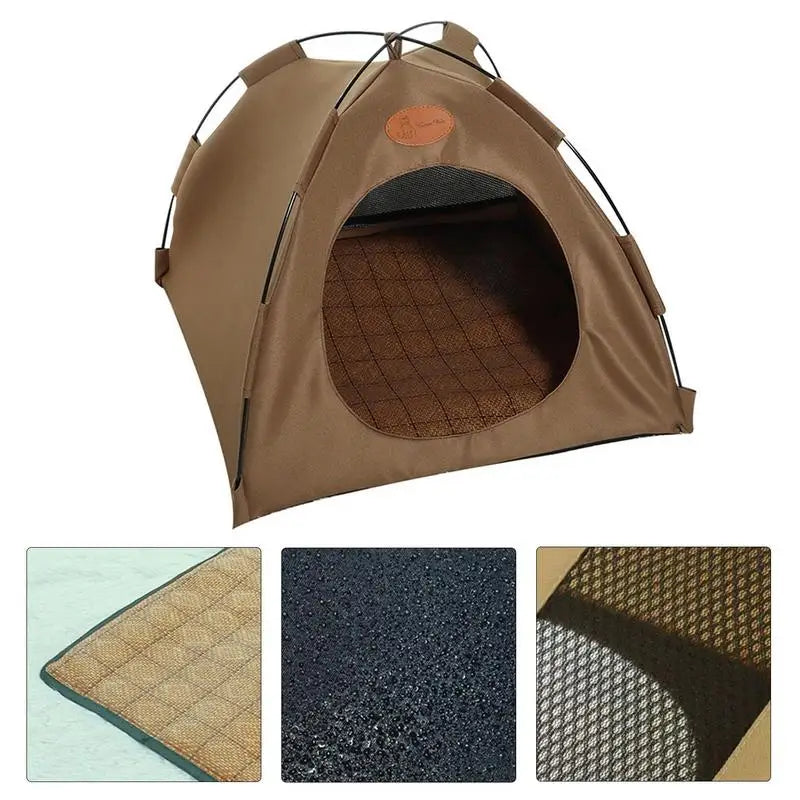 Offrez à votre chat un refuge luxueux avec la tente pliable pour chats !