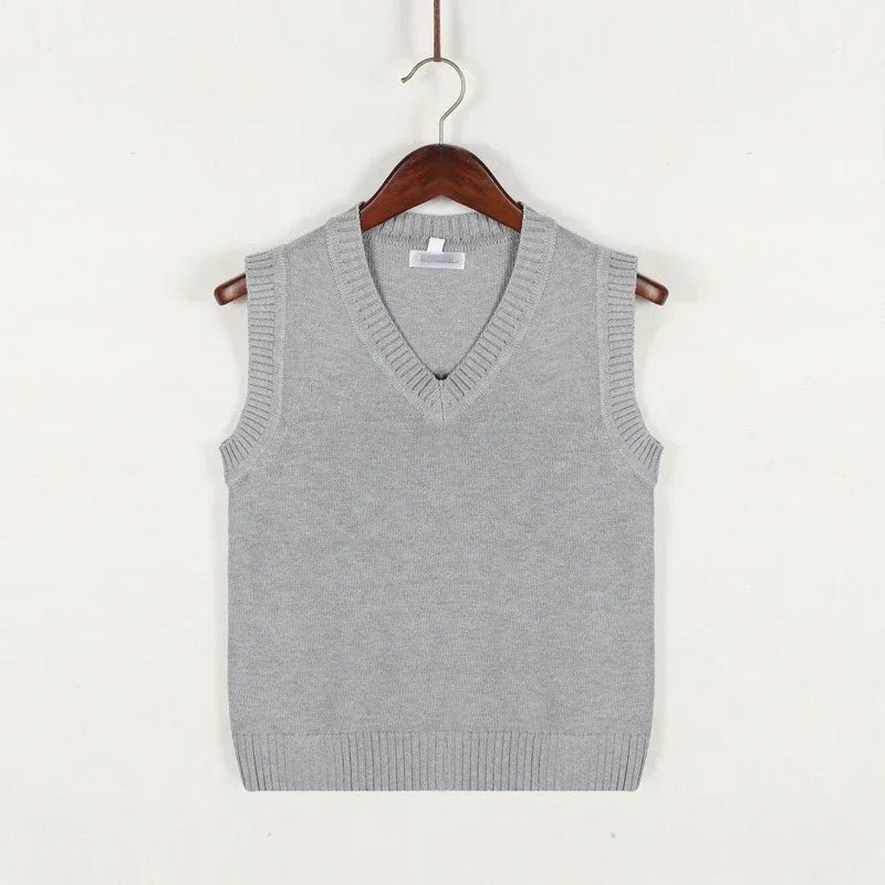 Mark - Pull sans Manches à Col V pour Hommes