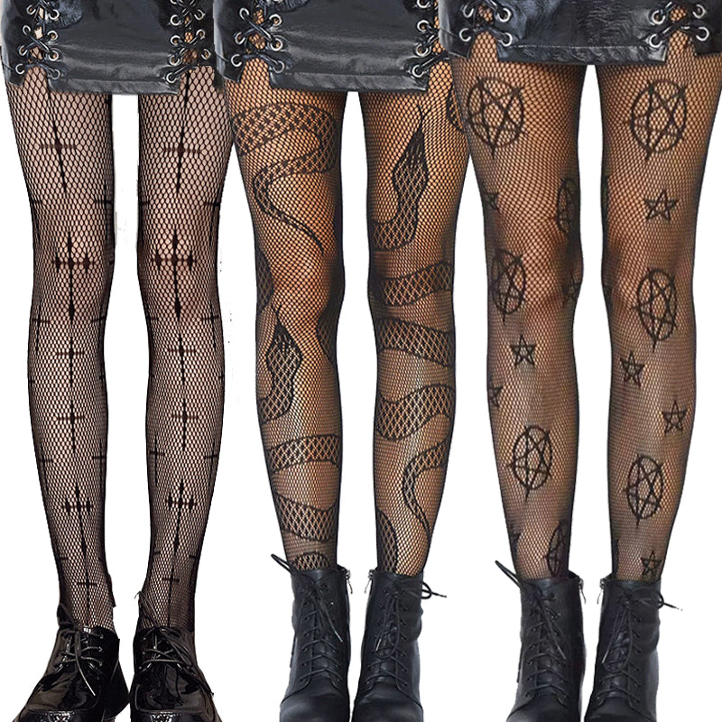 Collant Gothic Party – Attirez les Regards avec Élégance