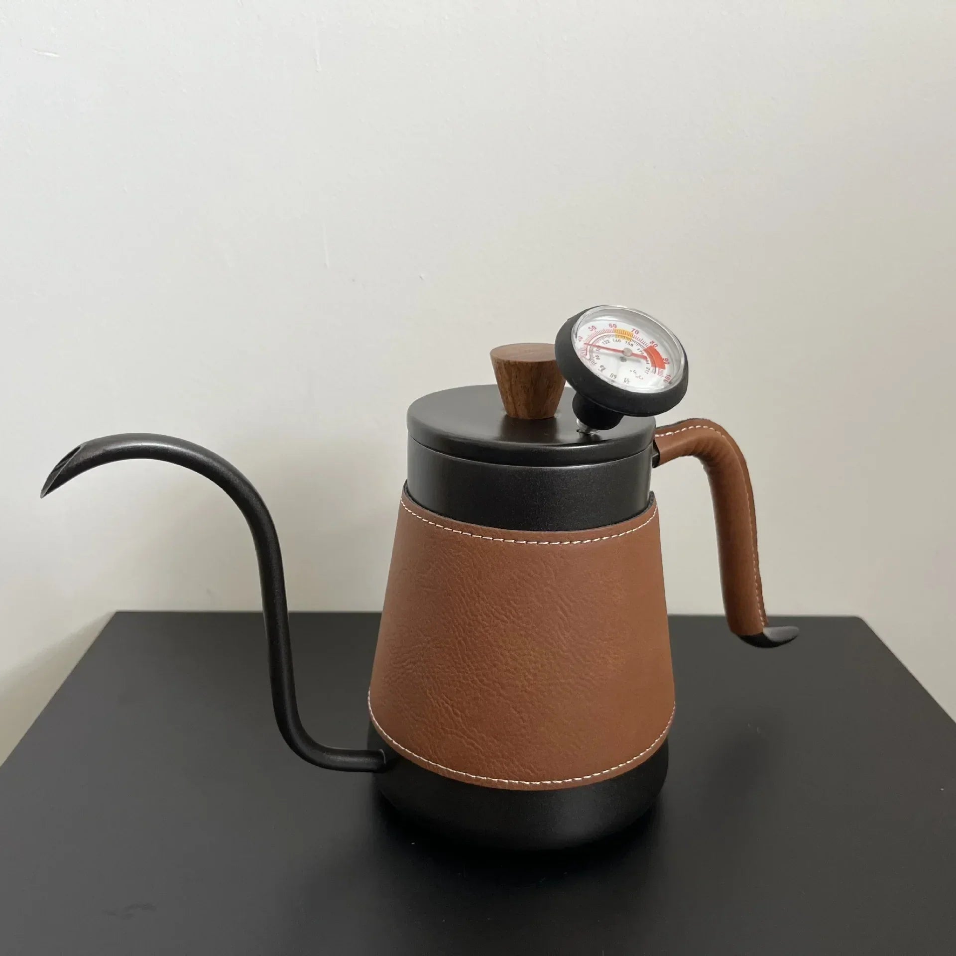 Bouilloire FlowBrew - Design Col de Cygne en Acier Inoxydable - Cafetière à Filtration