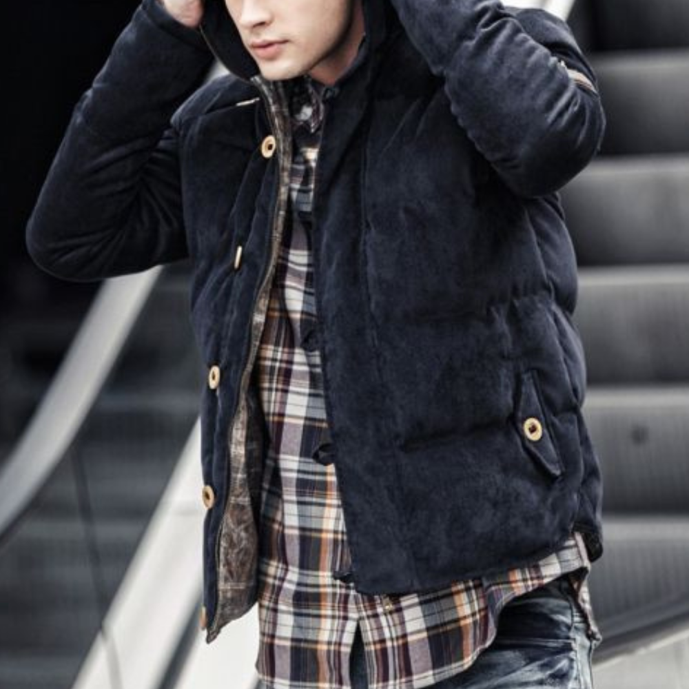 Damian - Manteau à Capuche de Luxe pour Hommes
