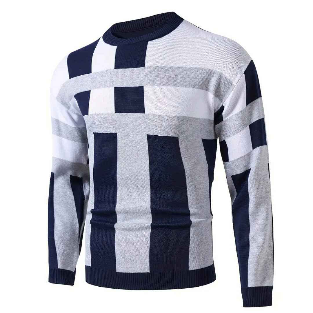 Oliver - Pull pour Homme avec Col Rond et Manches Longues