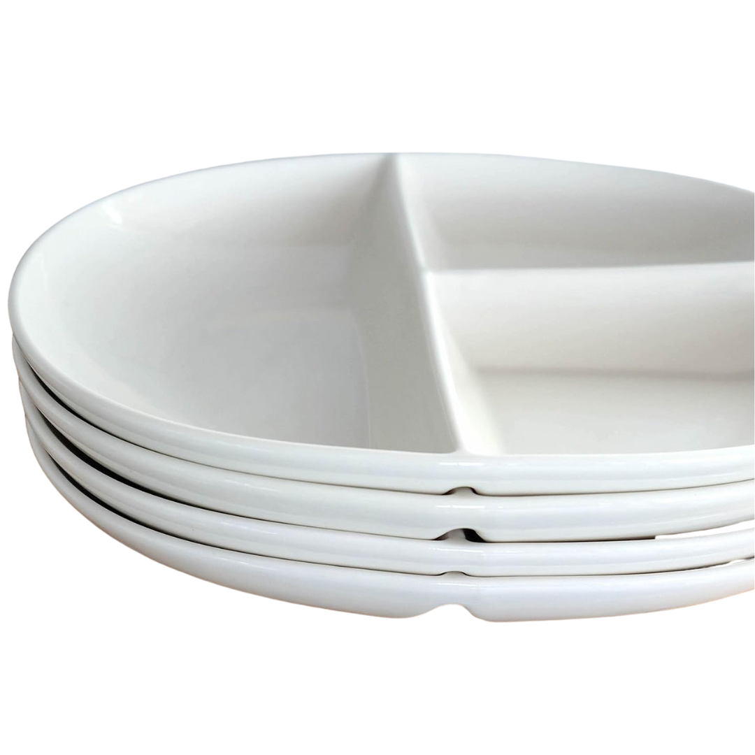 Assiette de Contrôle des Portions pour Régime Diabétique & Bariatrique - Porcelaine