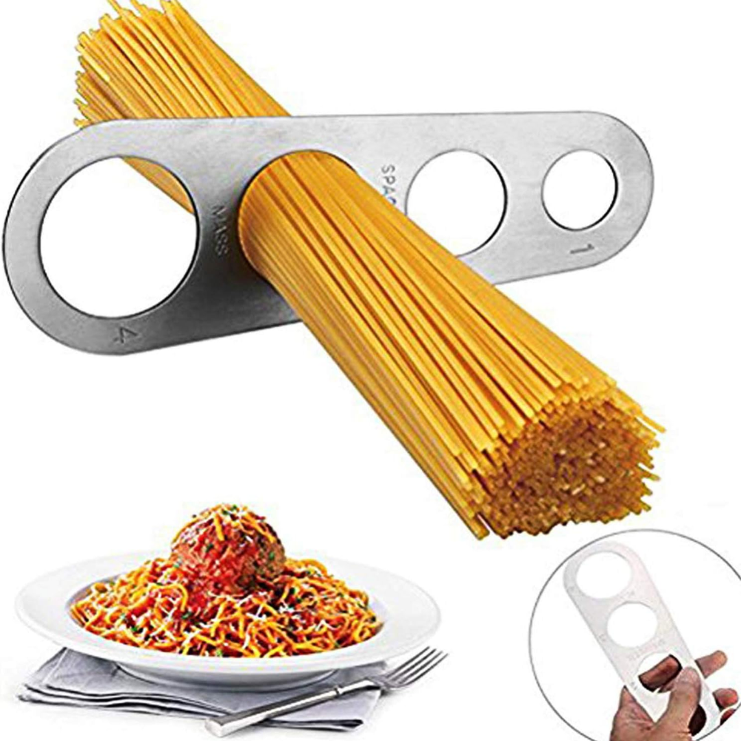 Cuillère Doseuse Spaghetti en Acier Inoxydable – Outil de Portion de Pâtes Rapide