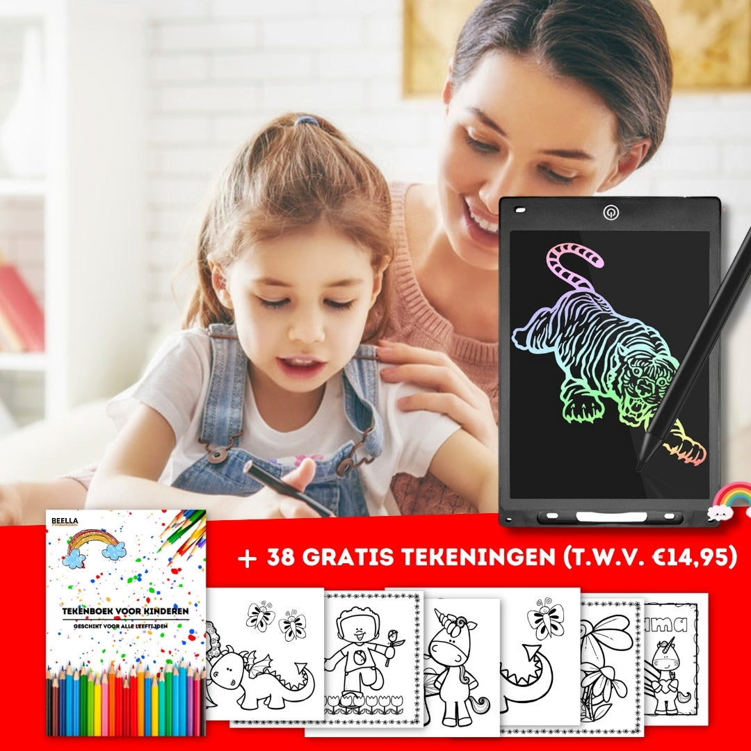 Tablette de Dessin LCD pour Enfants - CreativeScribble pour Dessiner et Écrire Sans Limite