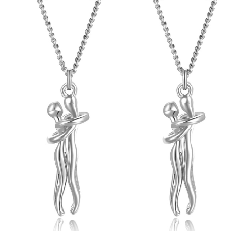 Elise - Collier avec pendentif pour les couples avec Love Style