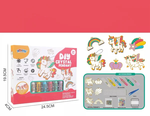 Kit de Peinture DIY Porte-clés – SparkleArt pour une Expression Créative