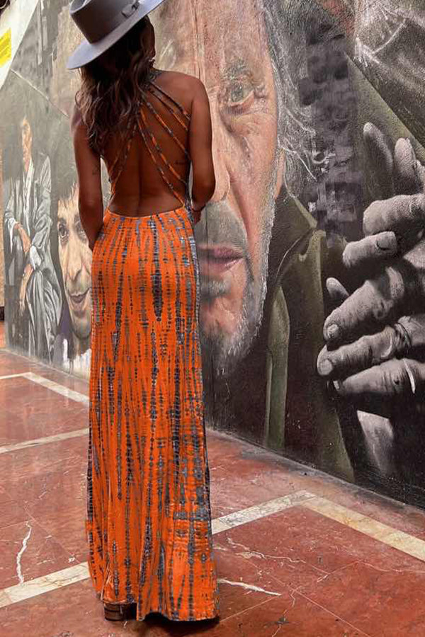 Lina - Robe maxi colorée et élégante