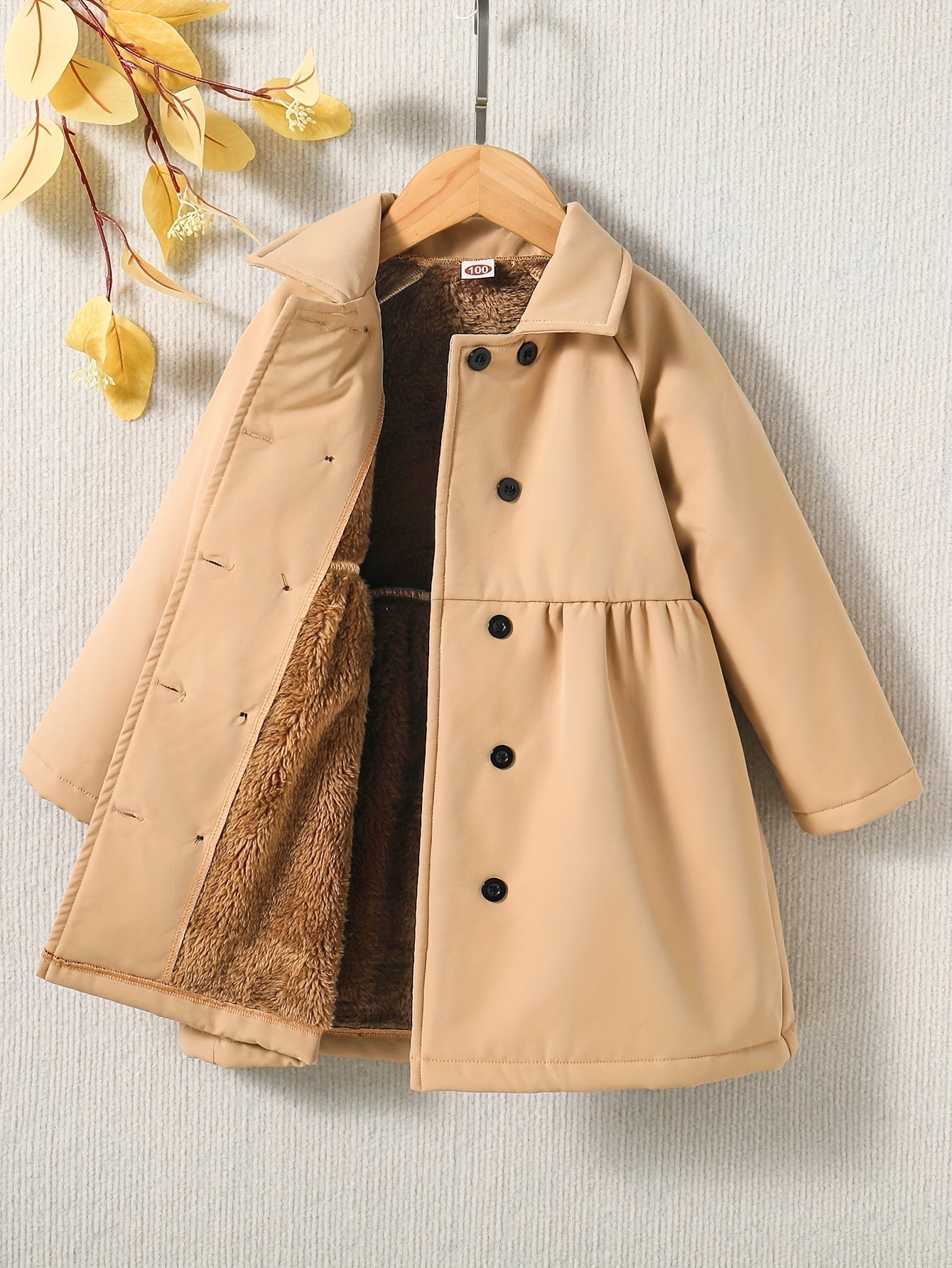 Luna - Manteau d'hiver doublé en polaire pour tout-petits