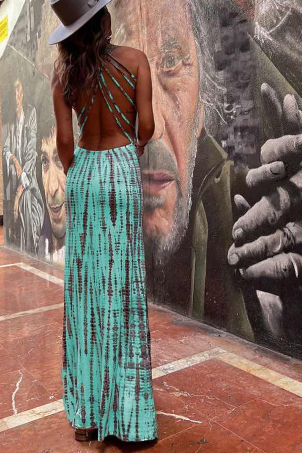Lina - Robe maxi colorée et élégante