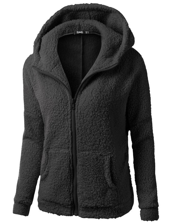 Chloe Soft Fleece Cardigan - Chaud et polyvalent