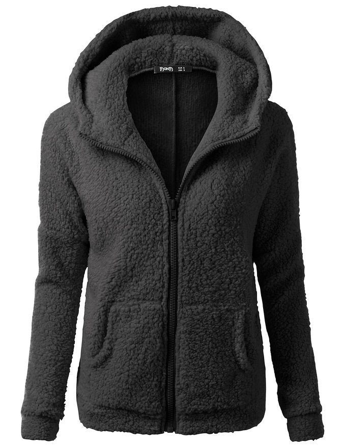 Chloe Soft Fleece Cardigan - Chaud et polyvalent