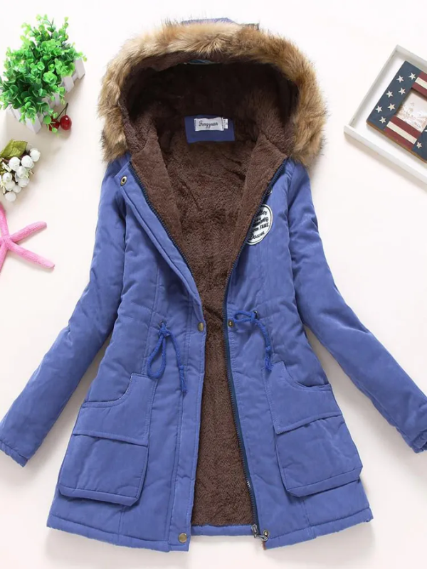 Parka à capuche coupe slim Sophia - Confortable et stylée