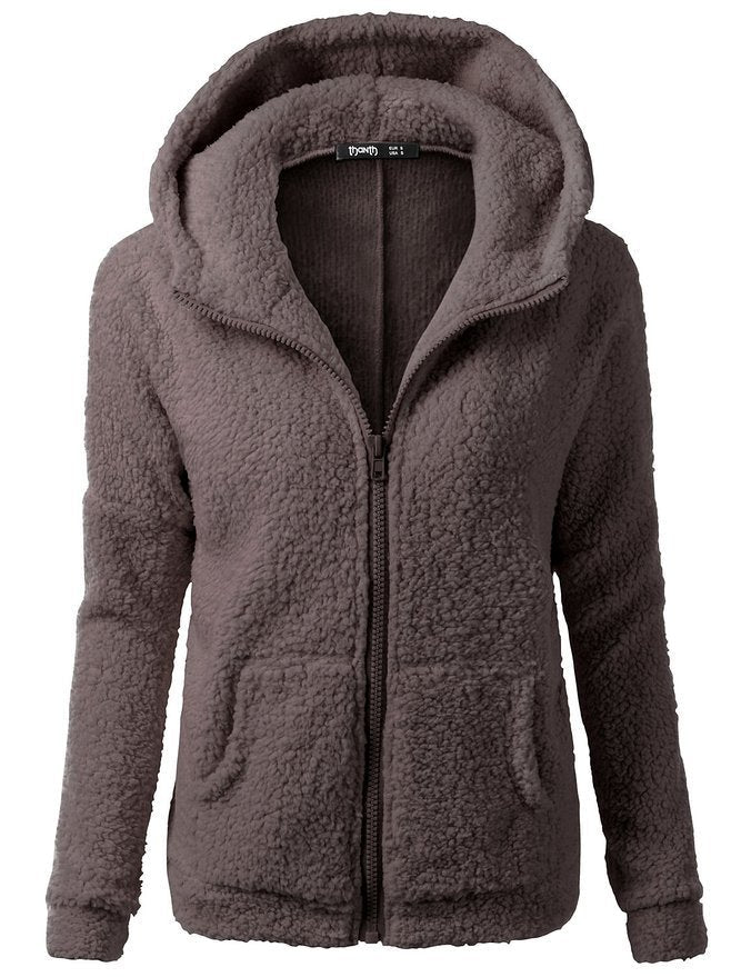 Chloe Soft Fleece Cardigan - Chaud et polyvalent