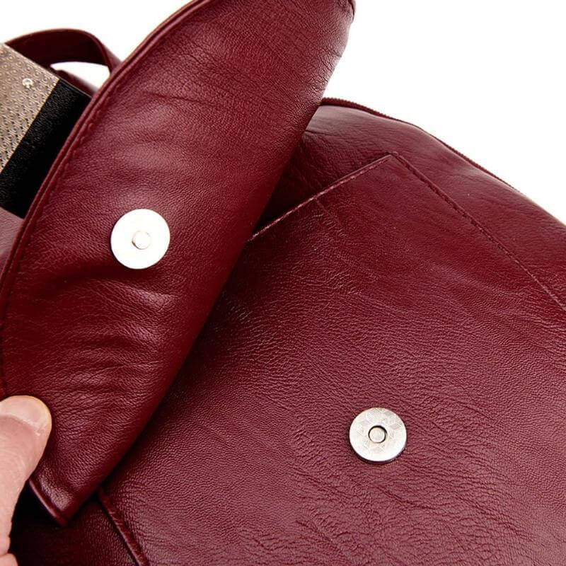 MiLola - Sac à dos élégant en cuir végétalien