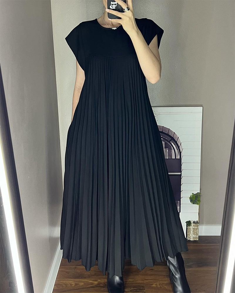 Camilla - Robe plissée sans manches élégante