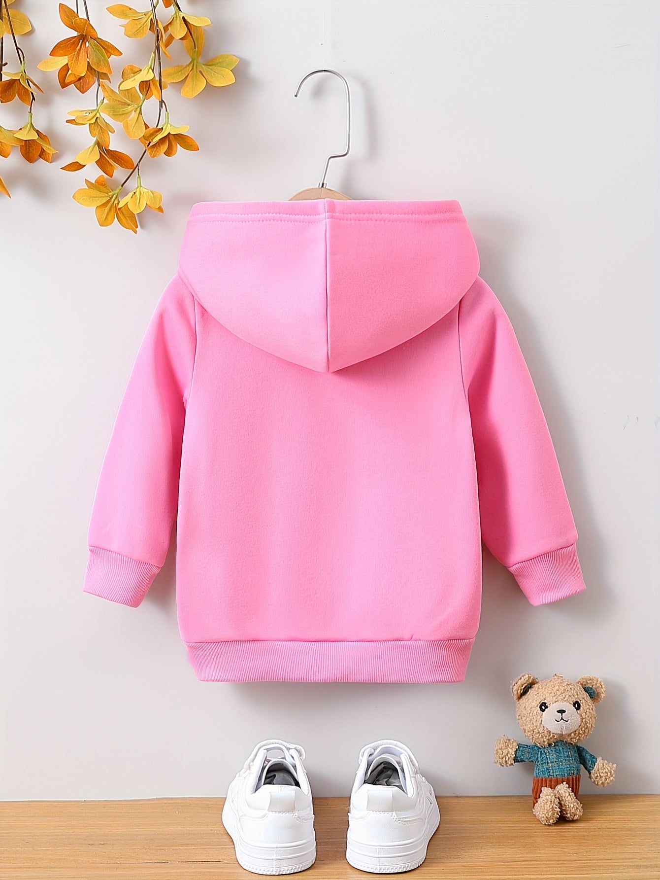 Zoe - Sweat à capuche pour petites filles avec imprimé d'animaux de dessin animé