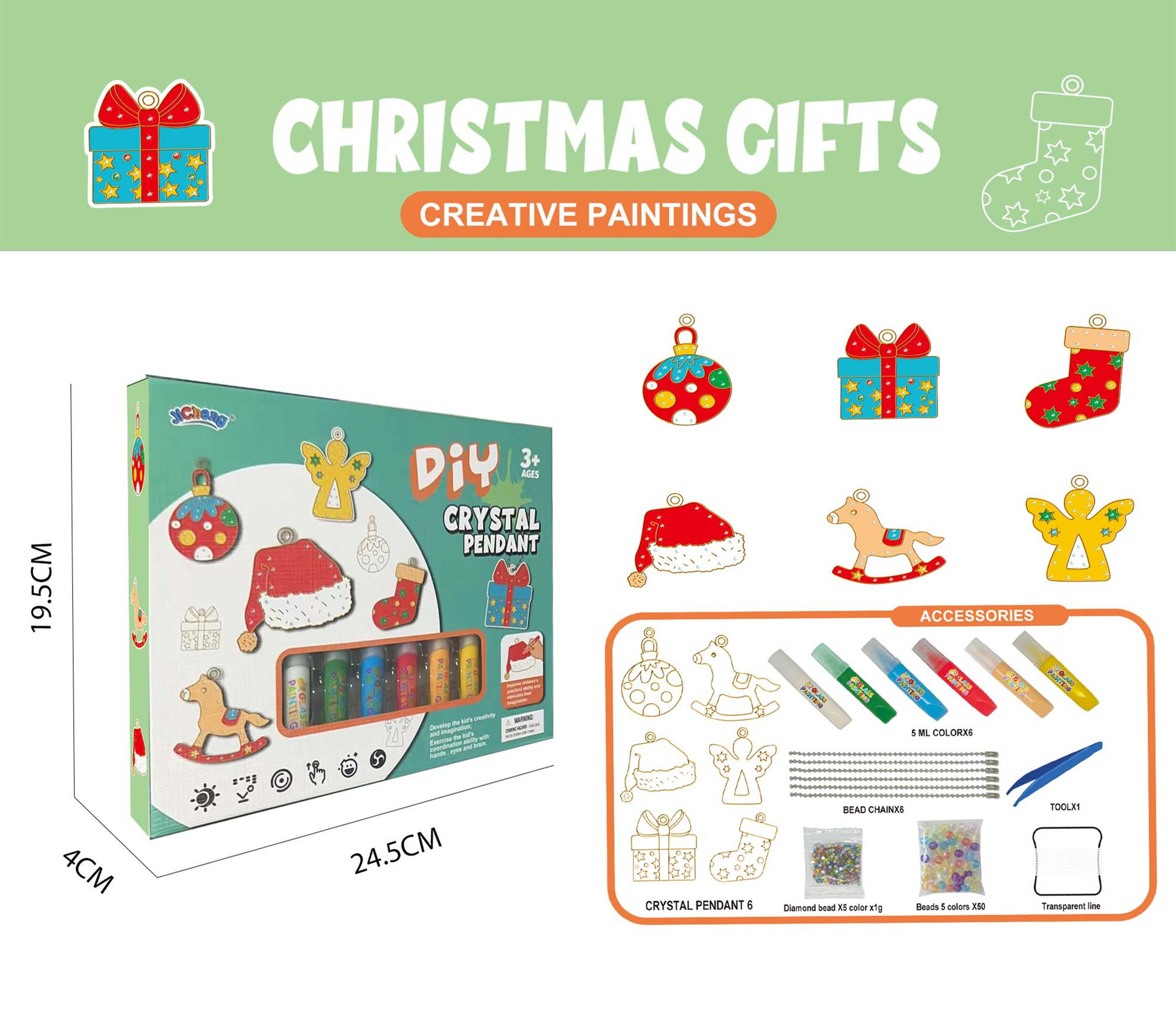 Kit de Peinture DIY Porte-clés – SparkleArt pour une Expression Créative