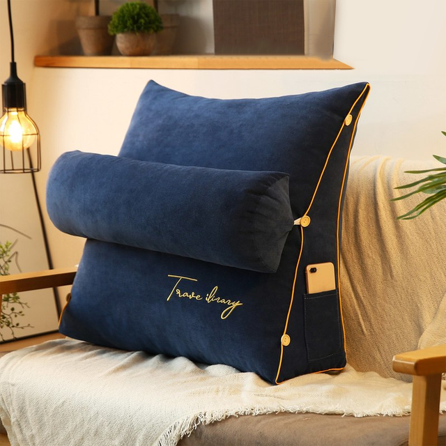 Coussin de Lecture Confortable pour le Lit - Soutien Luxe pour la Détente