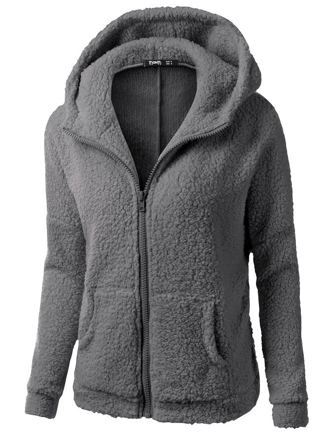 Chloe Soft Fleece Cardigan - Chaud et polyvalent